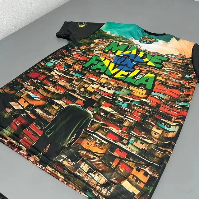 Camisa colorida personalizada para evento